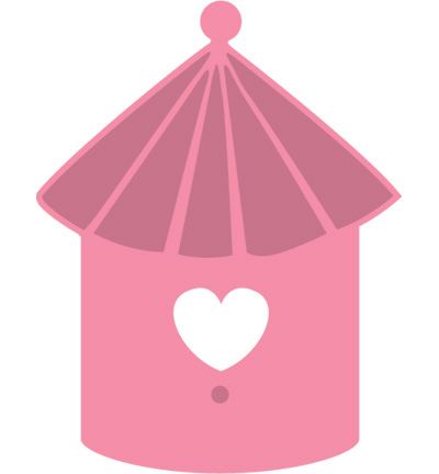 COL1310 - Marianne Design - Birdhouse  birds - 