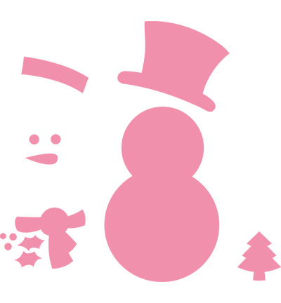 COL1332 - Marianne Design - Snowman - Collectables