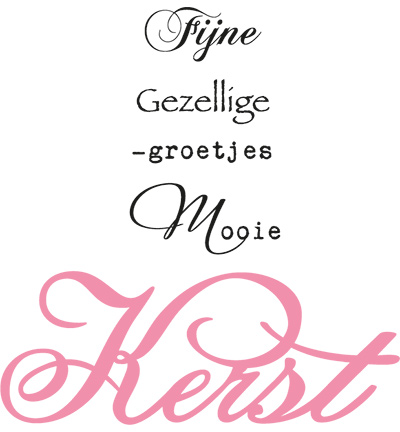 COL1338 - Marianne Design - Eline's Kerst (NL) - Textes