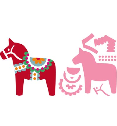 COL1371 - Marianne Design - Eline's Dala Horse - Collectables