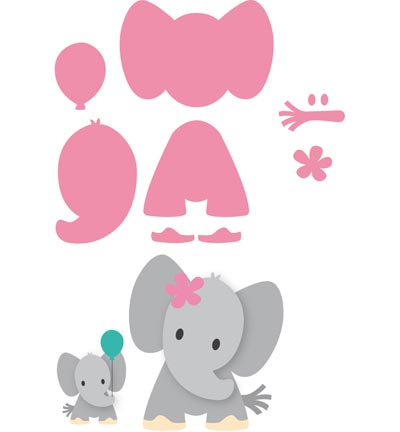 COL1384 - Marianne Design - Eline's Elephant - Collectables