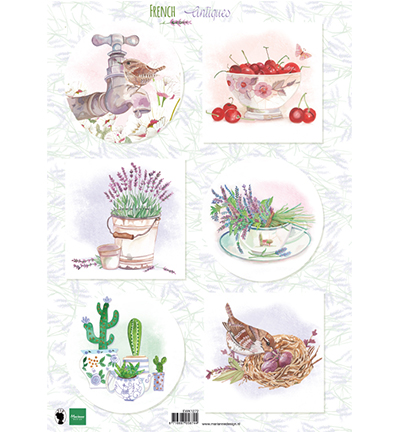 EWK1272 - Marianne Design - French antiques lavender - Els(EWK)