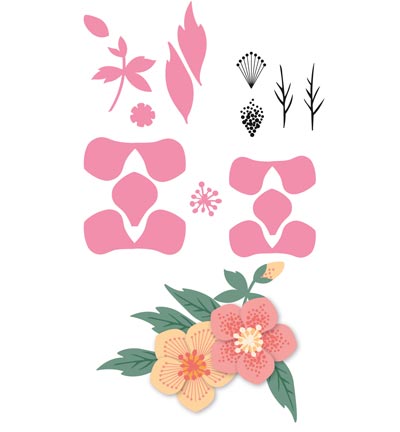 COL1394 - Marianne Design - Eline's Helleboras - Collectables