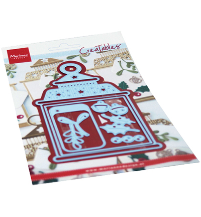 LR0669 - Marianne Design - Lantern & label - Noël, hiver