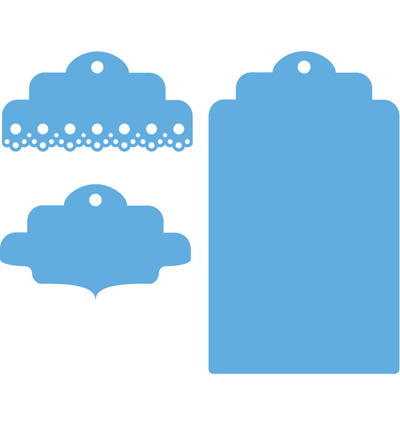 LR0412 - Marianne Design - Labels: Cotton Lace - Creatables