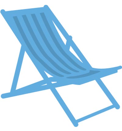 LR0423 - Marianne Design - Deck chair - Creatables