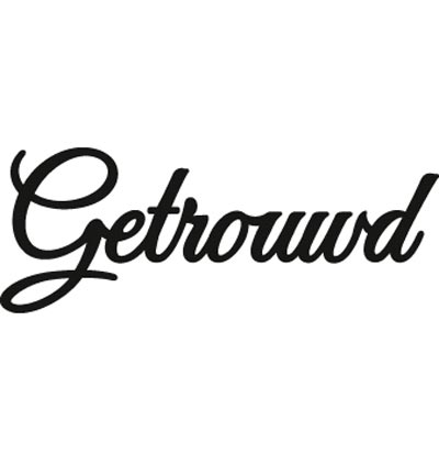 CR1372 - Marianne Design - Tekst: Getrouwd - Textes