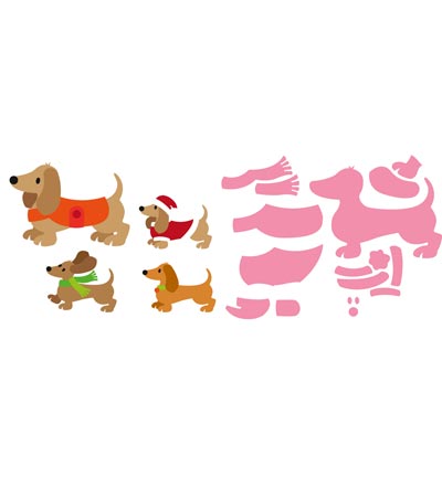 COL1411 - Marianne Design - Eline's Dachshund - Collectables