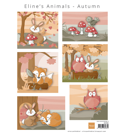 AK0080 - Marianne Design - Eline's Animals Autumn - Eline