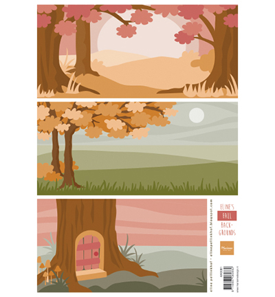 AK0081 - Marianne Design - Eline's Backgrounds Fall - Eline