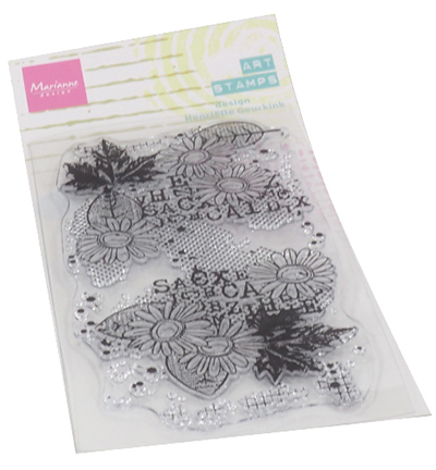 MM1633 - Marianne Design - Art stamps Chrysant - Clear Stamps