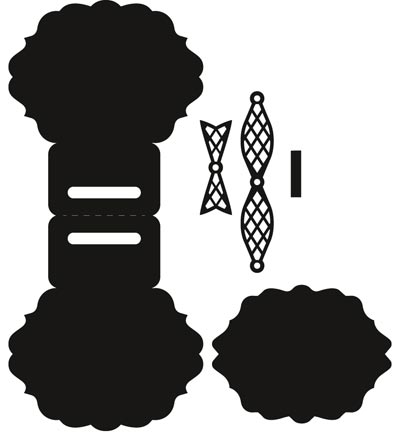 CR1377 - Marianne Design - Bag topper - Bow - Craftables