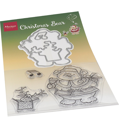 HT1658 - Marianne Design - Hetty's Christmas bear - Tampons Hetty HT1658 - Marianne Design - Hetty's Christmas bear - Tampons Hetty