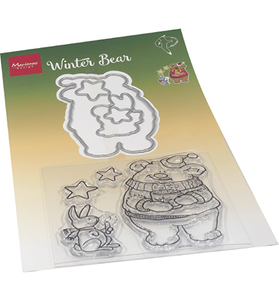 HT1659 - Marianne Design - Hetty's Winter bear - Tampons Hetty HT1659 - Marianne Design - Hetty's Winter bear - Tampons Hetty