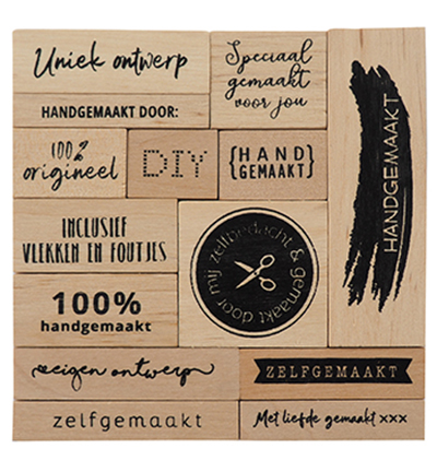 CS1074 - Marianne Design - Houtstempel set – Zelfgemaakt - 