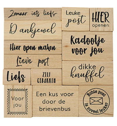 CS1075 - Marianne Design - Houtstempel set – Kadopost - 