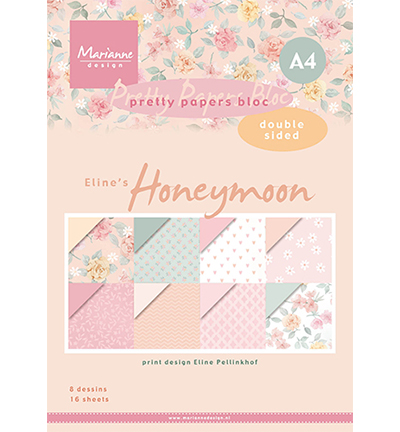 PB7060 - Marianne Design - Eline's Honeymoon - 4 - Pretty Papers Blocks