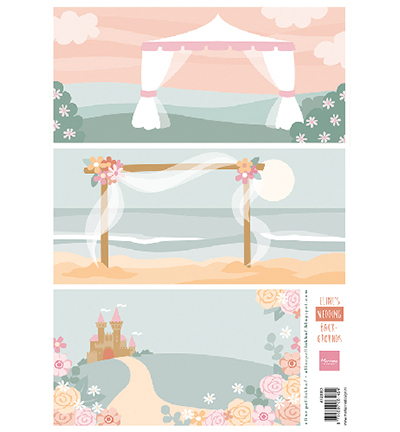 AK0083 - Marianne Design - Eline's wedding background - Eline