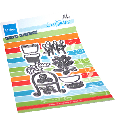 CR1542 - Marianne Design - Potted Plants by Marleen - Jardin