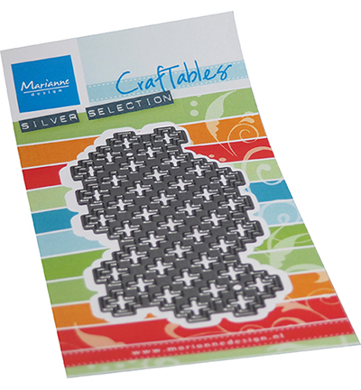 CR1545 - Marianne Design - Art texture Swiss cross - Art texture