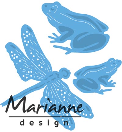 LR0461 - Marianne Design - Tiny's frogs and dragonfly - Creatables