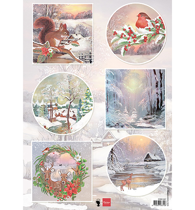 EWK1287 - Marianne Design - Winter wishes - Squirrel - Els(EWK)