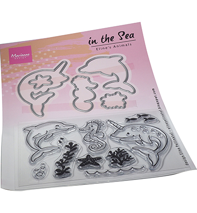 EC0190 - Marianne Design - Eline's Animals - In the sea - Mer / plage