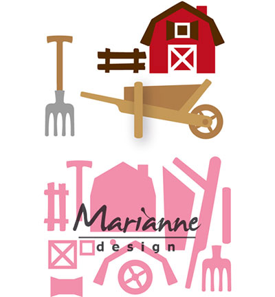 COL1427 - Marianne Design - Eline's farm set - Collectables