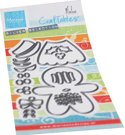 CR1564 - Marianne Design - Gingerbread dolls by Marleen - Noël, hiver