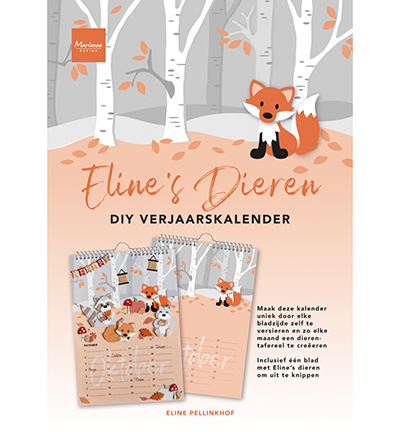 PB7061 - Marianne Design - Calendar, Eline's Verjaardags kalender - 