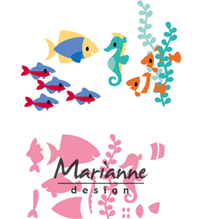 COL1431 - Marianne Design - Eline's Tropical fish - Collectables