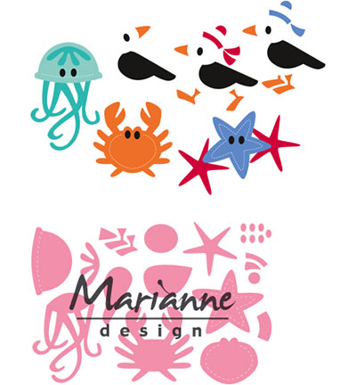 COL1433 - Marianne Design - Eline's Seagull & friends - Collectables