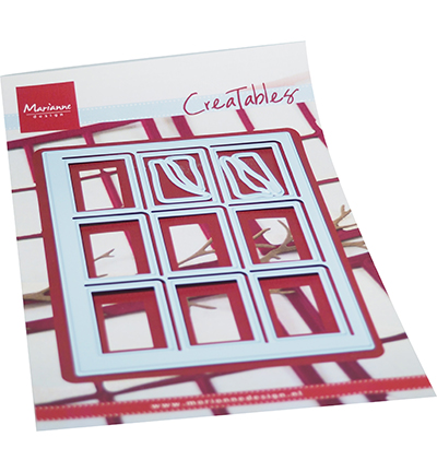 LR0737 - Marianne Design - Snowy window (A6) - Noël, hiver