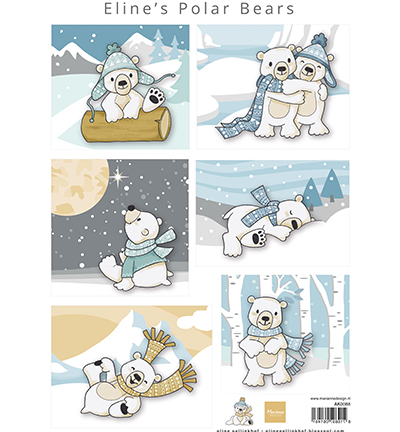 AK0088 - Marianne Design - Eline's Polar bears - Eline