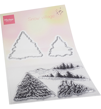 TC0887 - Marianne Design - Tiny's Snow village - Noël, hiver