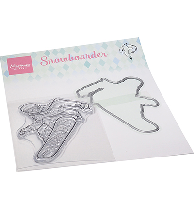 HT1668 - Marianne Design - Hetty's Snowboarder - Noël, hiver