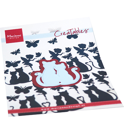LR0744 - Marianne Design - Silhouette Cats in love - Animaux