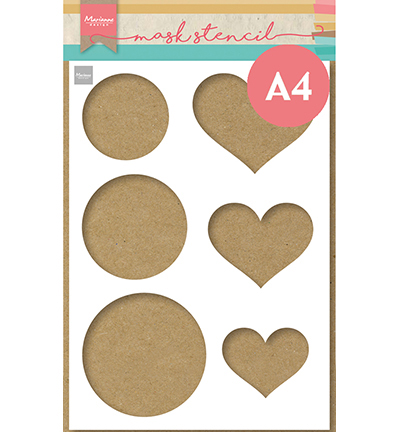 PS8115 - Marianne Design - Circles & hearts - Amour