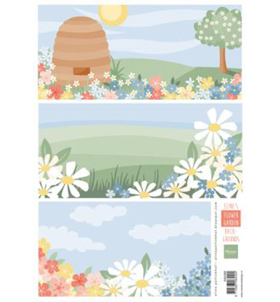 AK0089 - Marianne Design - Eline's Flower garden backgrounds - Eline