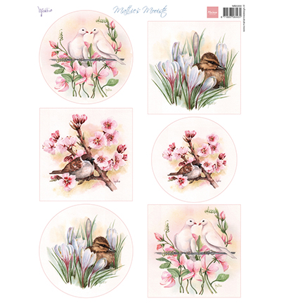 MB0200 - Marianne Design - Mattie's Mooiste - Pigeons - Mattie