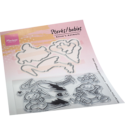 EC0195 - Marianne Design - Eline's Storks and Babies - Bébé
