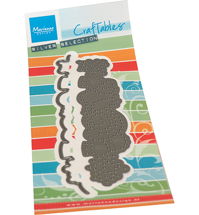 CR1592 - Marianne Design - Stitching border Seashells - Cross stitch