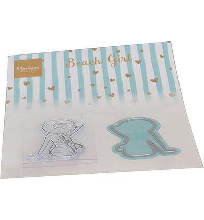 CS1099 - Marianne Design - Beach girl - Mer / plage