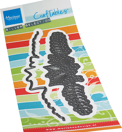 CR1599 - Marianne Design - Stitching border Pine twigs - Cross stitch