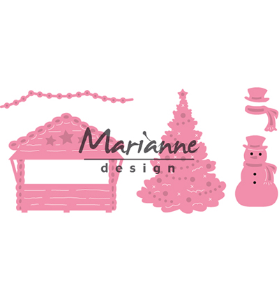 COL1440 - Marianne Design - Village decoration set 5 - Collectables
