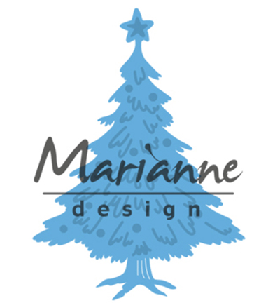 LR0491 - Marianne Design - Tiny's Christmas tree with decorated - Creatables