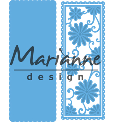 LR0516 - Marianne Design - Anja's flower rectangle - Creatables