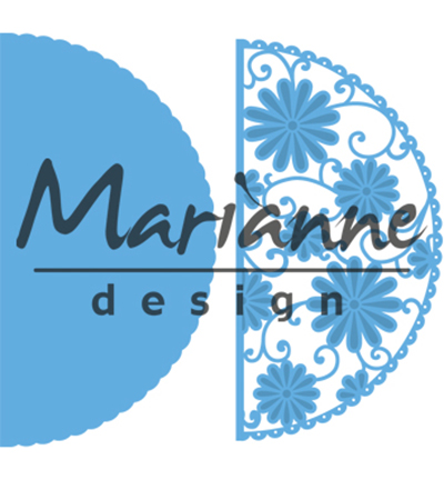 LR0517 - Marianne Design - Anja's flower demi circle - Creatables