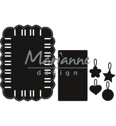 CR1436 - Marianne Design - Ribbon rectangle - 