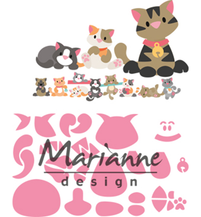 COL1454 - Marianne Design - Eline's kitten - Collectables
